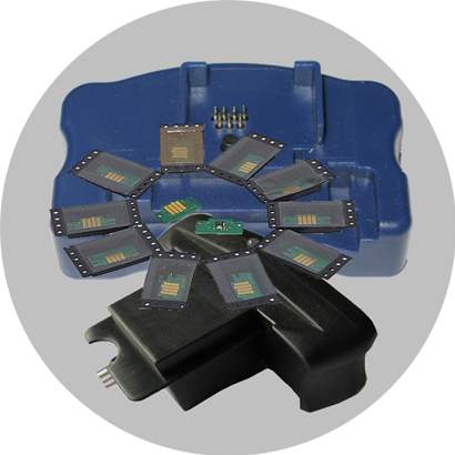 Chip, Chip resetter ,Maintenance tank, damper , For HP, EPSON, CANON. Roland ,Mimake etc
