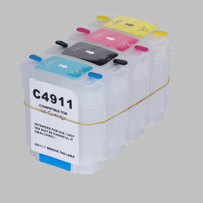 HP 500/800 refillable cartridge with ARC chip/wide format cartridge for HP10/82
